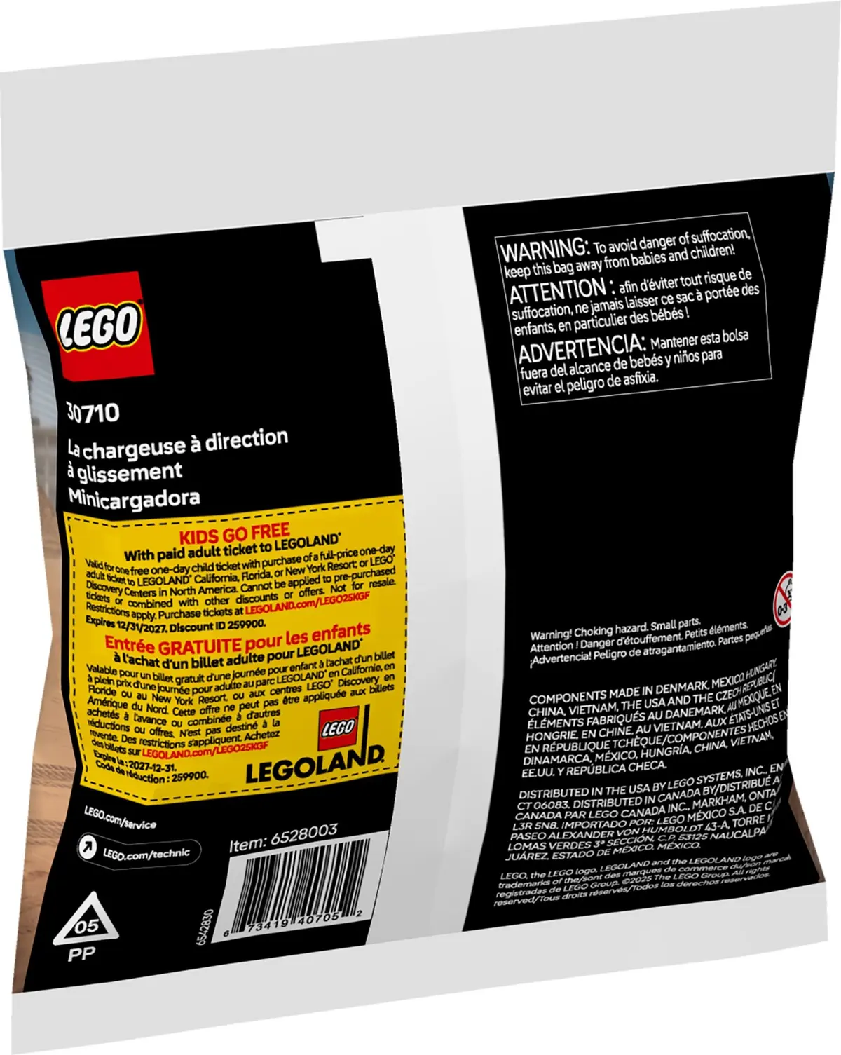 LEGO Technic 30710 Skid-Steer Loader set, image 4