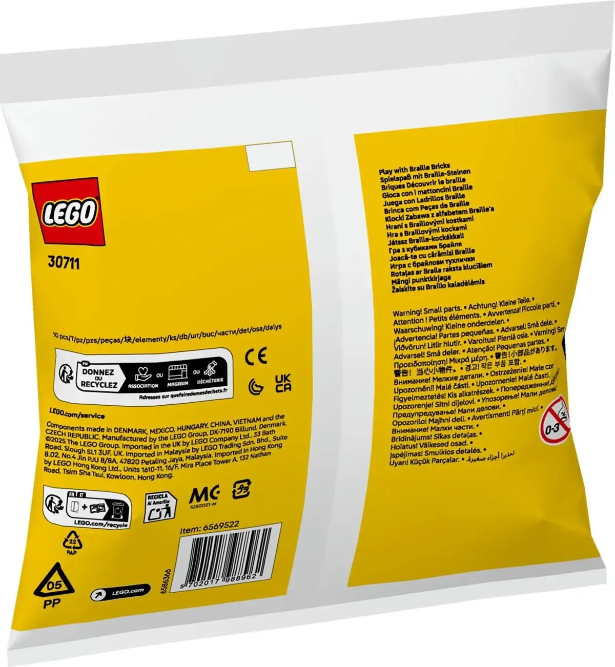 LEGO Miscellaneous 30711 Play with Braille Bricks set, image 2