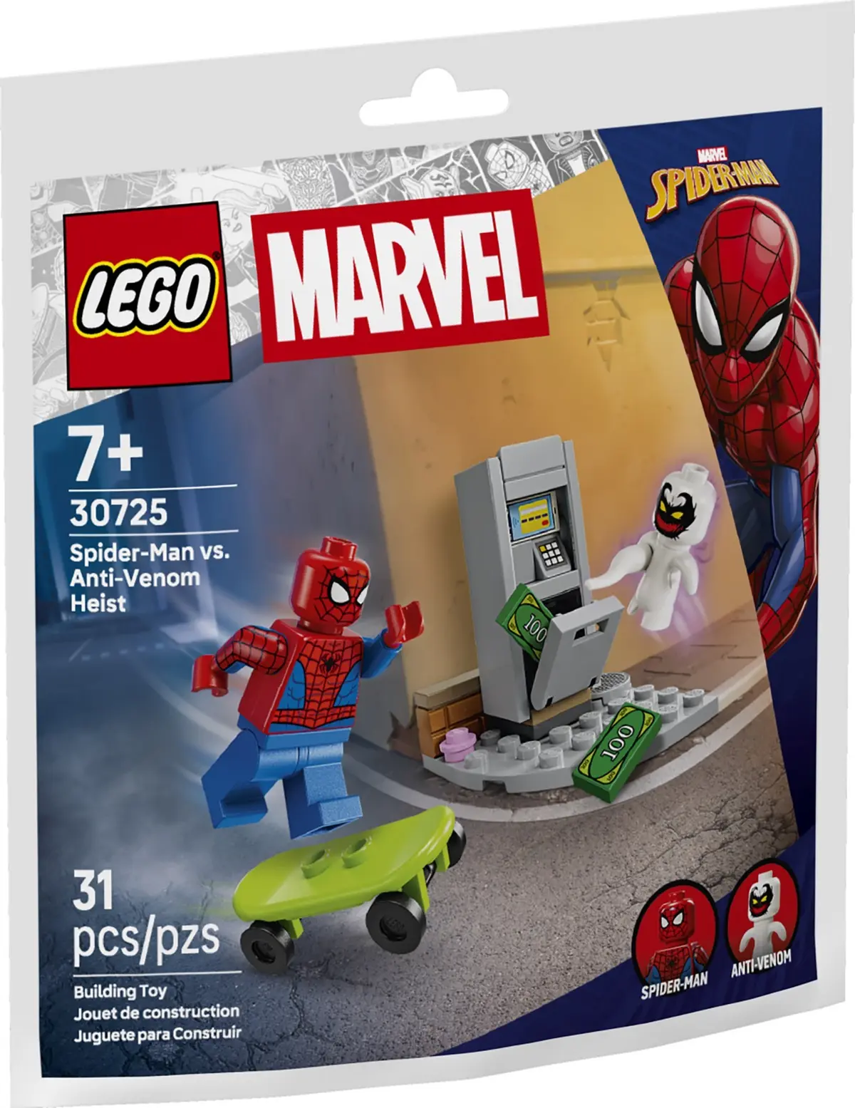 LEGO Marvel Super Heroes 30725 Spider-Man vs. Anti-Venom Heist set, image 2