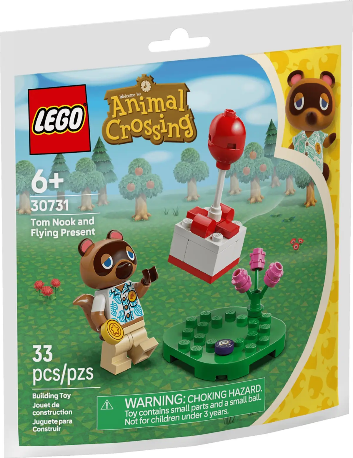 LEGO Animal Crossing 30731 Tom Nook and Flying Present set, image 3
