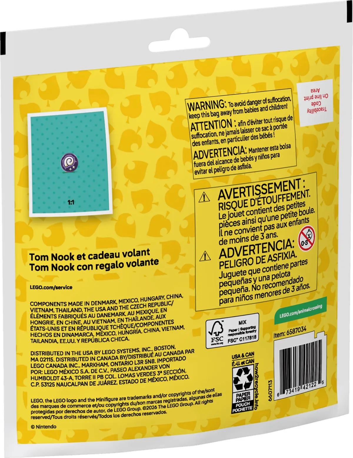 LEGO Animal Crossing 30731 Tom Nook and Flying Present set, image 2
