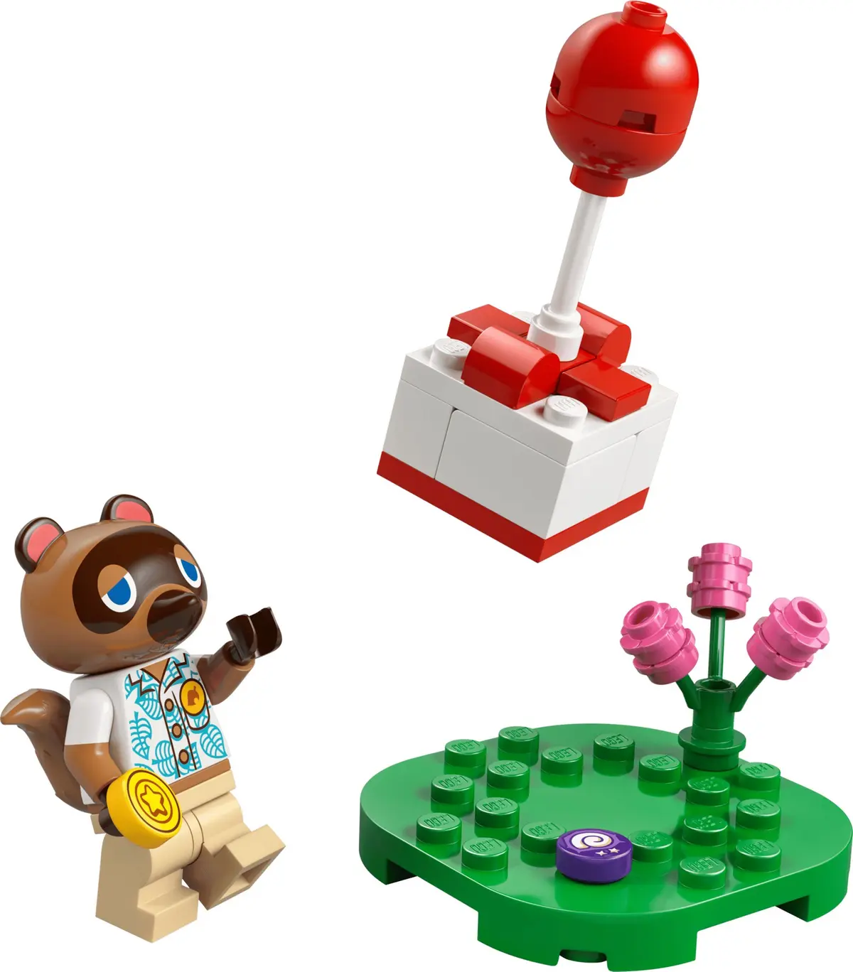 LEGO Animal Crossing 30731 Tom Nook and Flying Present set