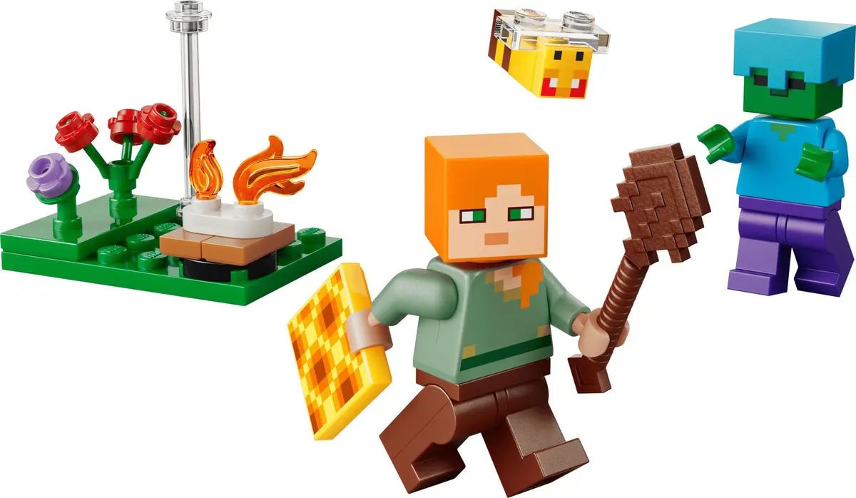 LEGO Minecraft 30732 Alex's Campfire Conflict set