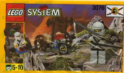 LEGO Castle 3076 White Ninja's Tank set