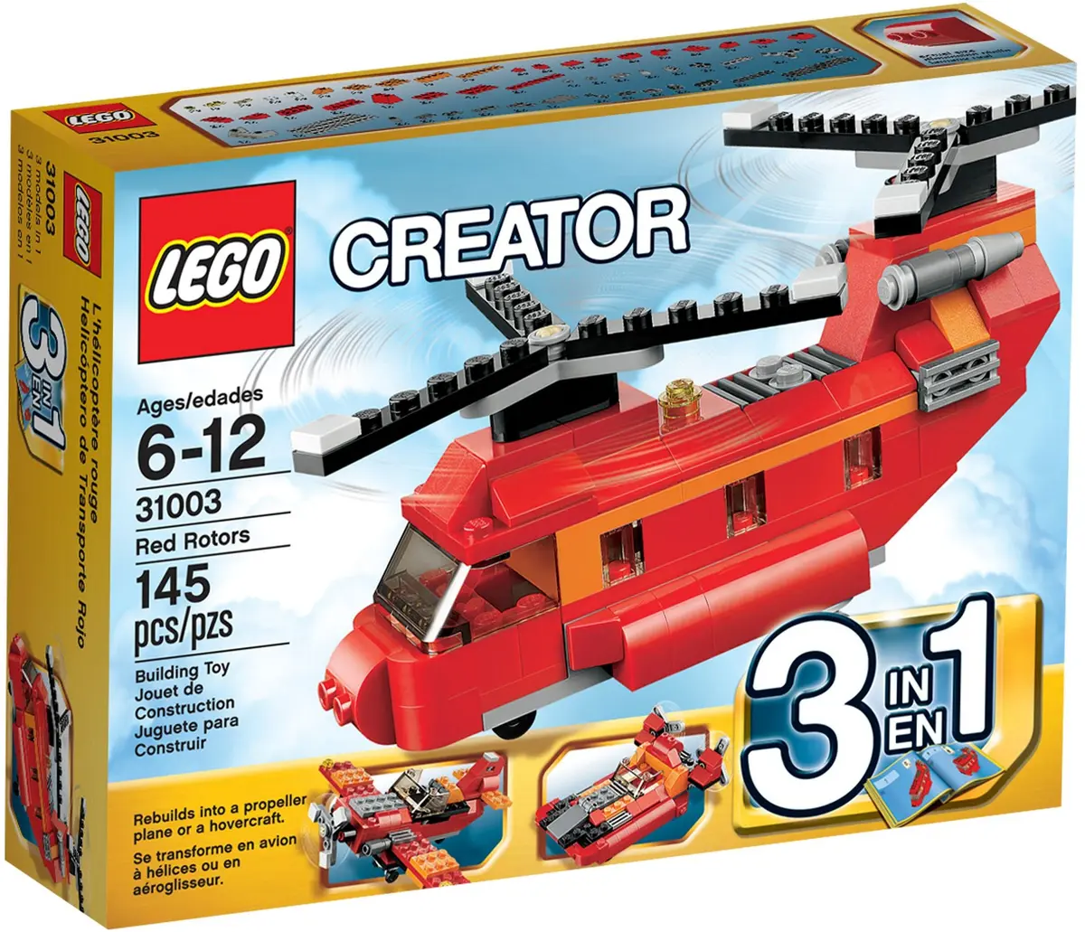 LEGO Creator 31003 Red Rotors set, image 2