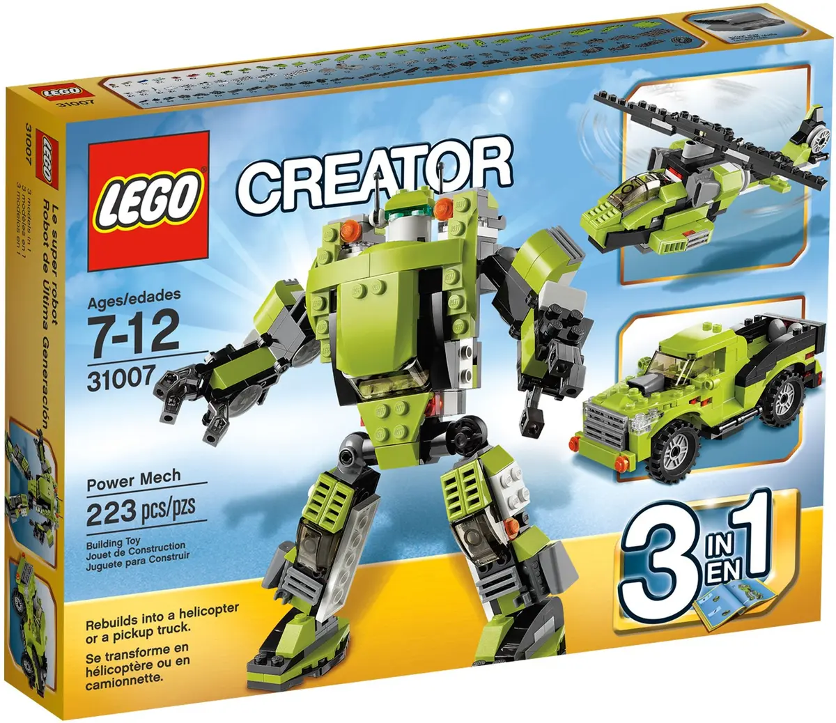 LEGO Creator 31007 Power Mech set, image 4