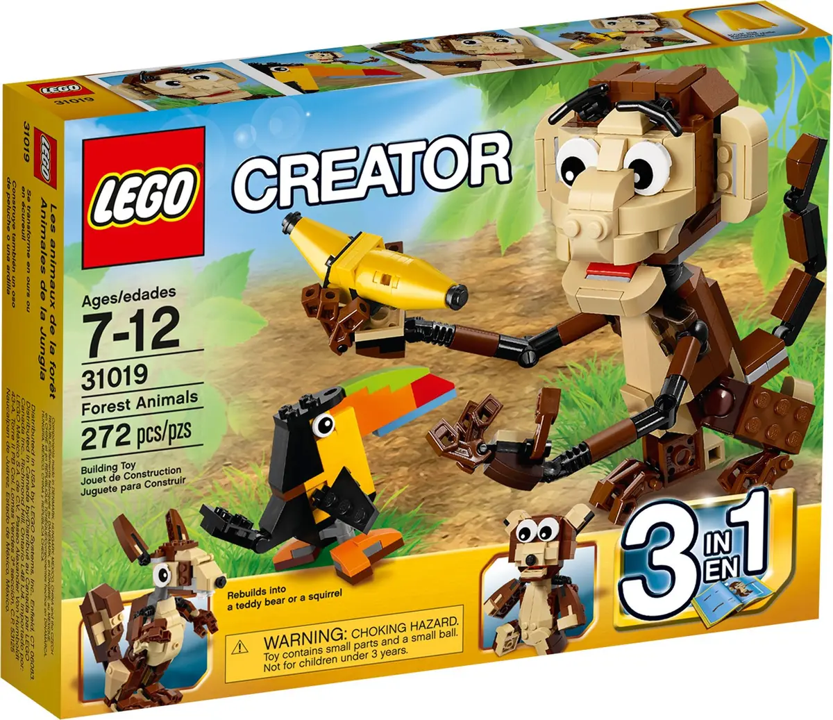 LEGO Creator 31019 Forest Animals set, image 2