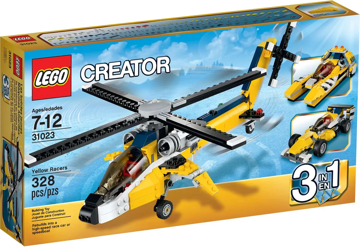 LEGO Creator 31023 Yellow Racers set, image 2