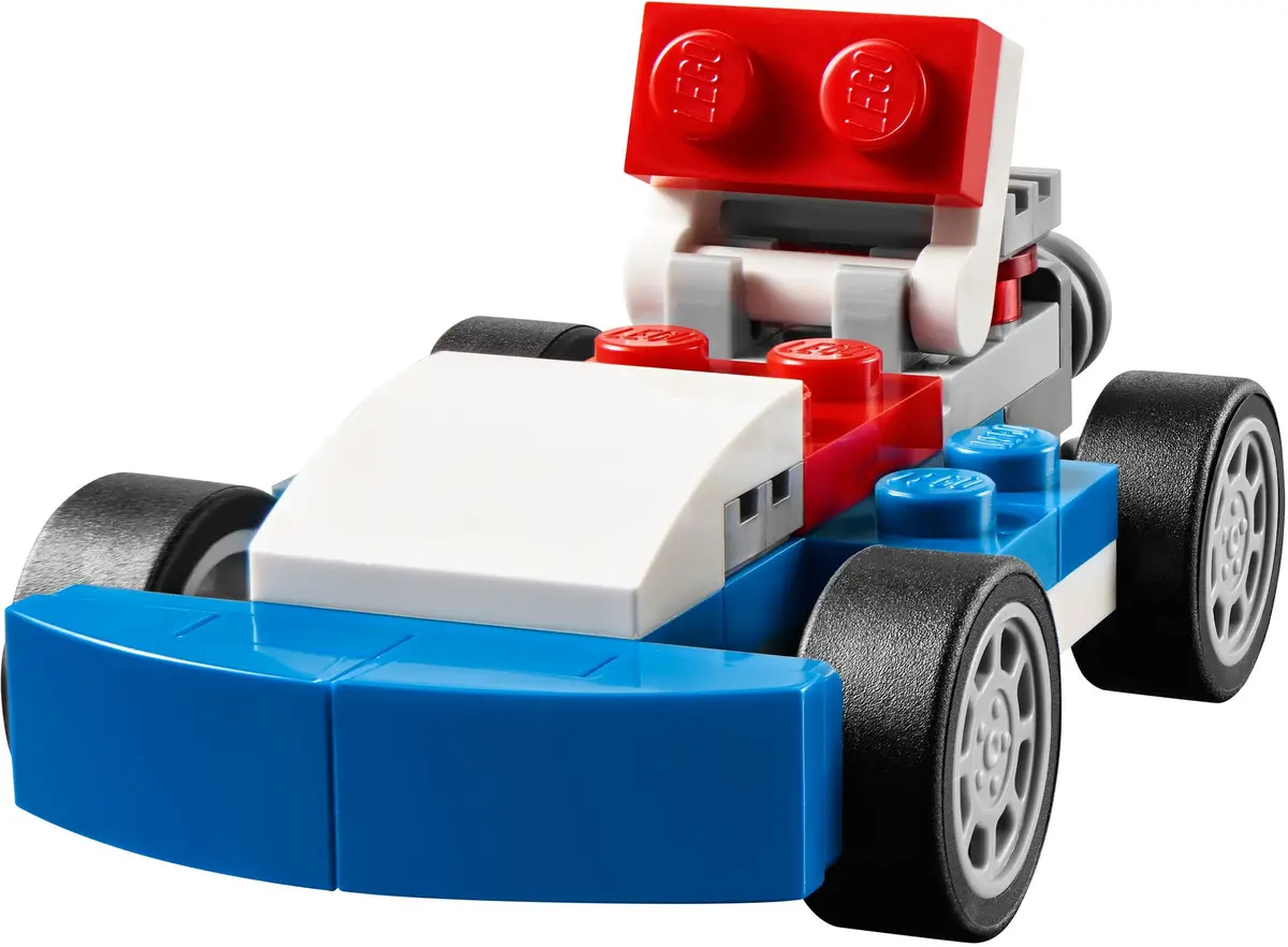 LEGO Creator 31027 Blue Racer set, image 4
