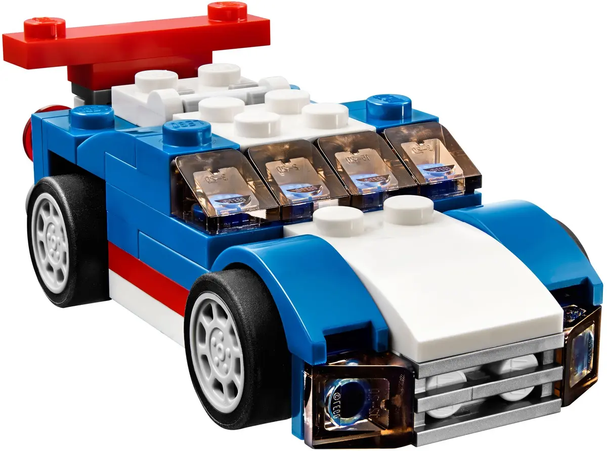 LEGO Creator 31027 Blue Racer set, image 3