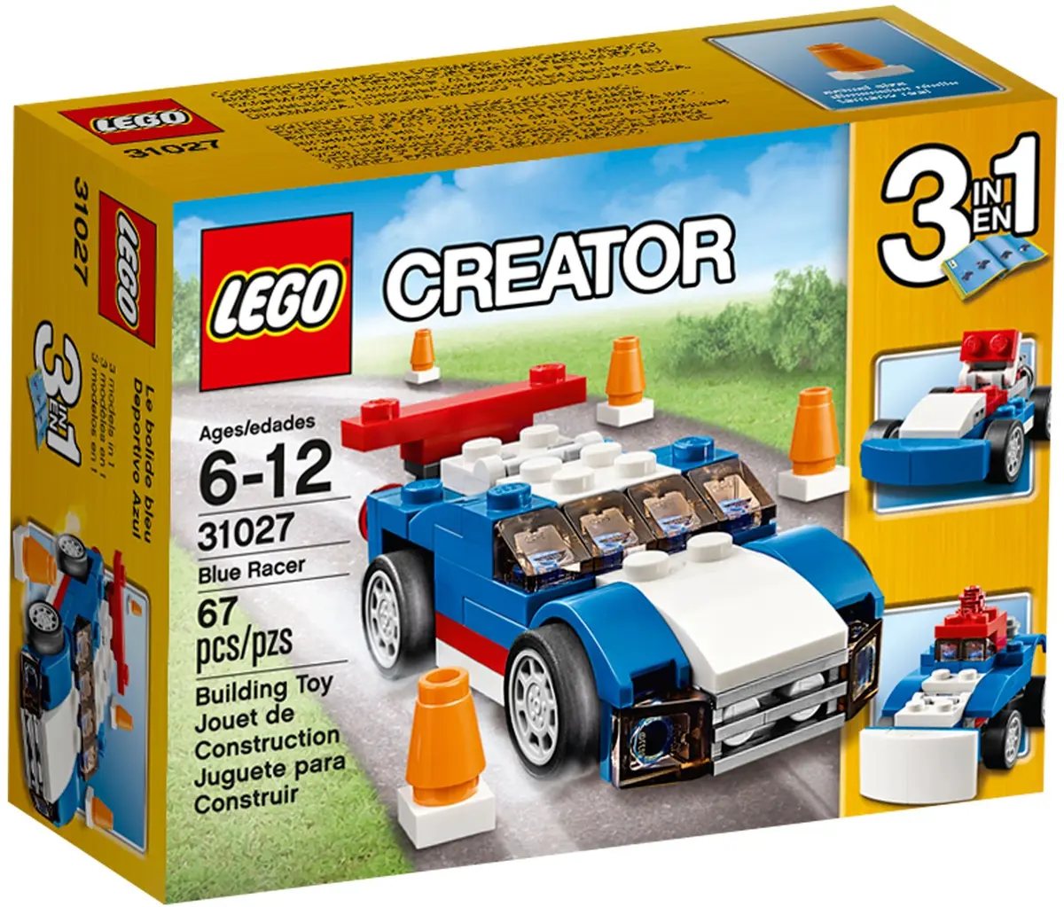 LEGO Creator 31027 Blue Racer set, image 2