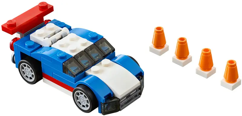 LEGO Creator 31027 Blue Racer set