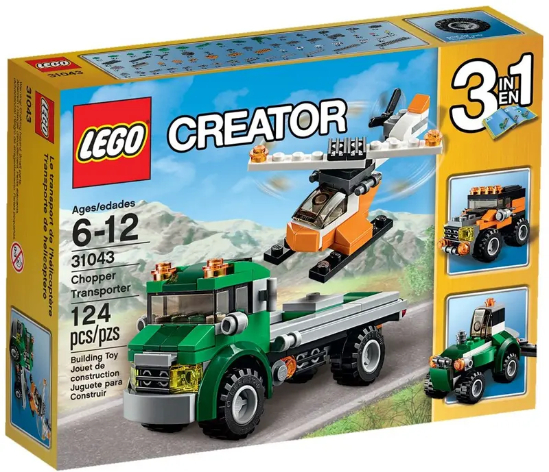LEGO Creator 31043 Chopper Transporter set, image 2