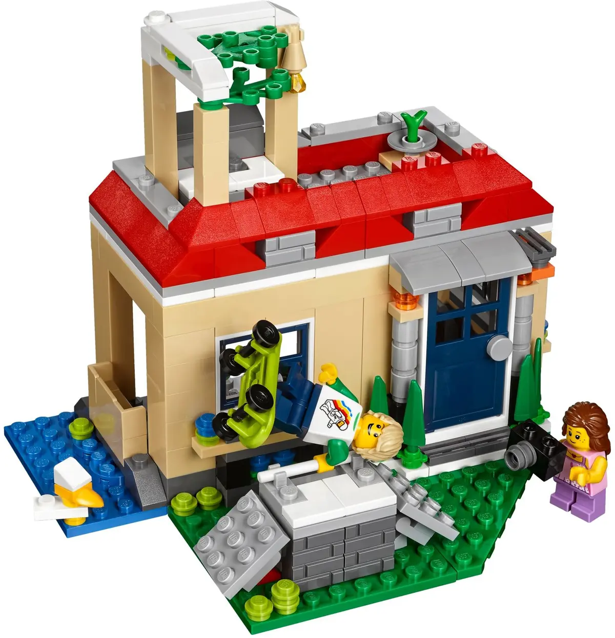 LEGO Creator 31067 Modular Poolside Holiday set, image 6