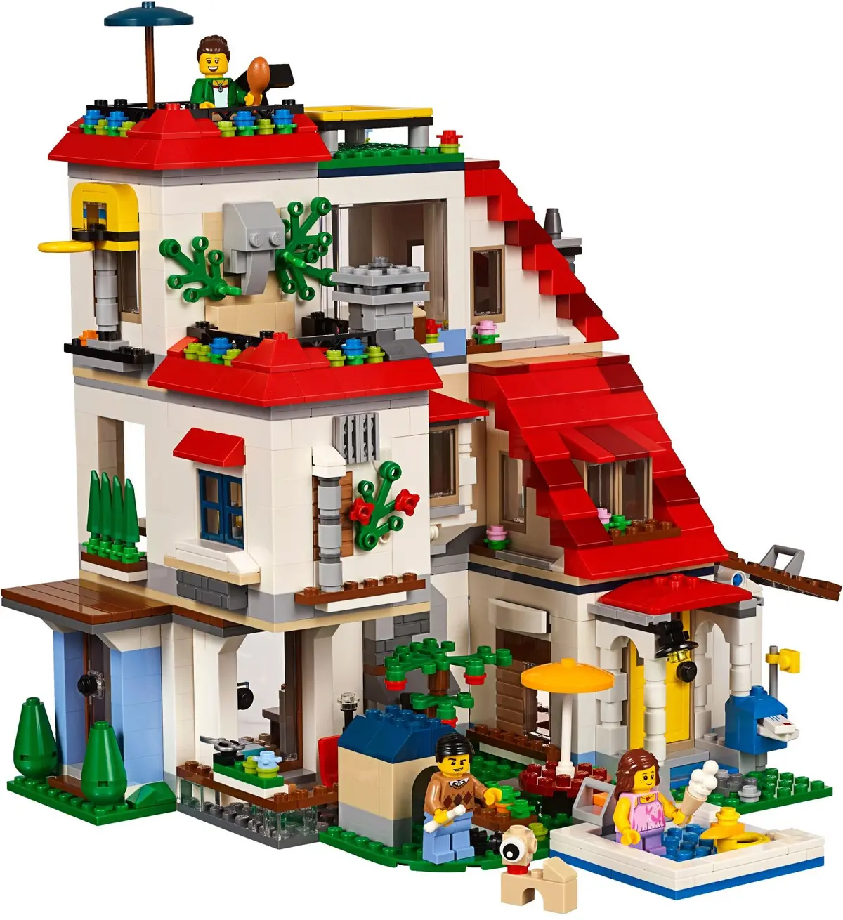 LEGO Creator 31067 Modular Poolside Holiday set, image 8