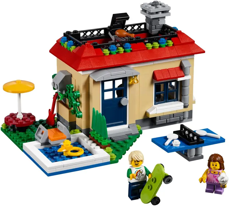 LEGO Creator 31067 Modular Poolside Holiday set