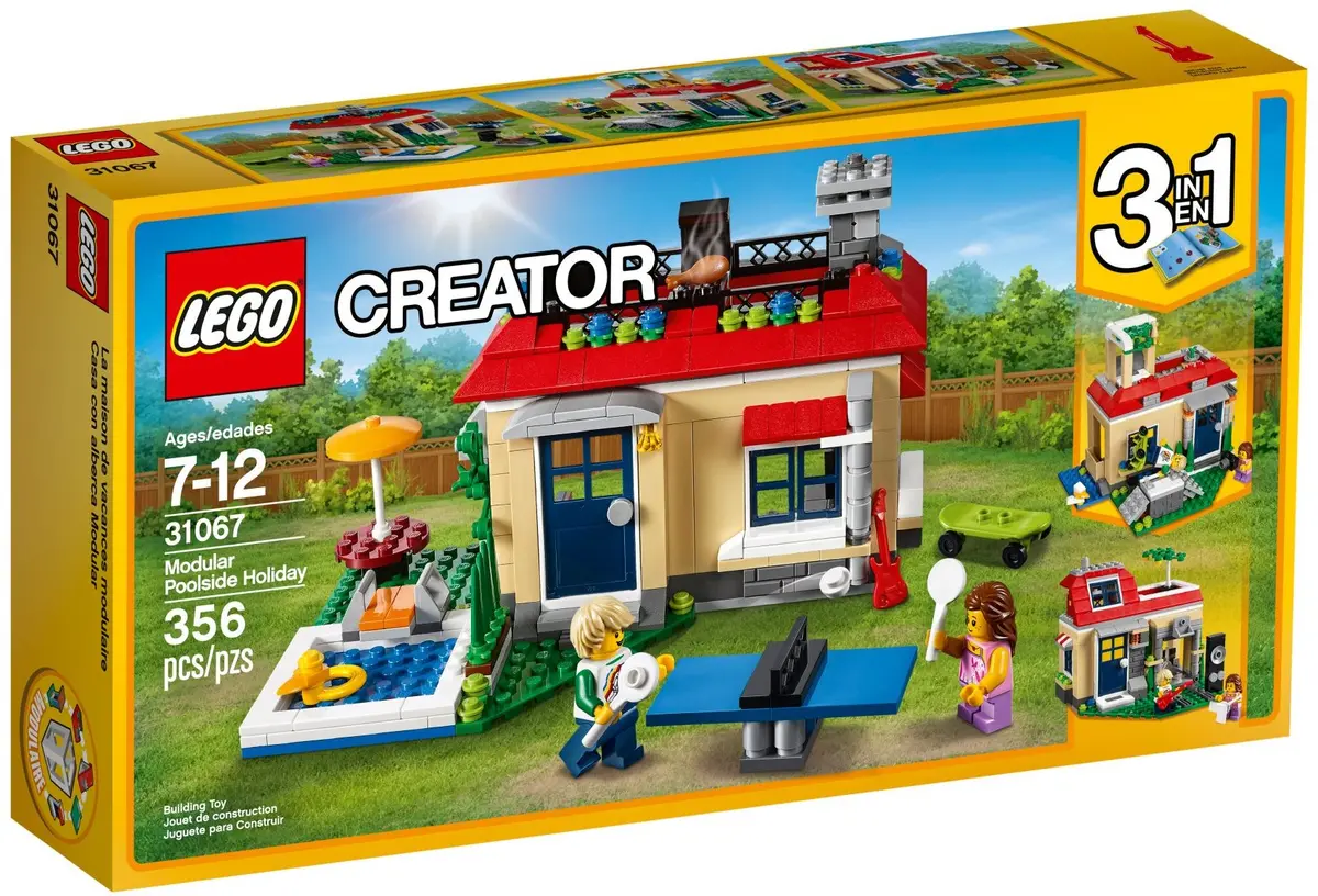 LEGO Creator 31067 Modular Poolside Holiday set, image 2