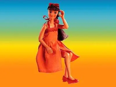 LEGO Scala 3107 Andrea in Sun Dress set
