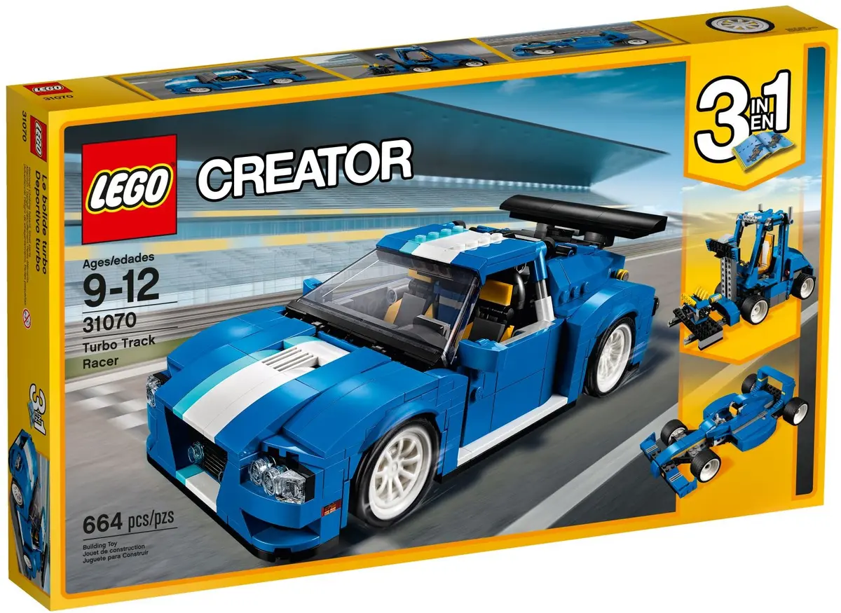 LEGO Creator 31070 Turbo Track Racer set, image 2