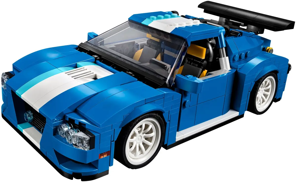 LEGO Creator 31070 Turbo Track Racer set, image 3