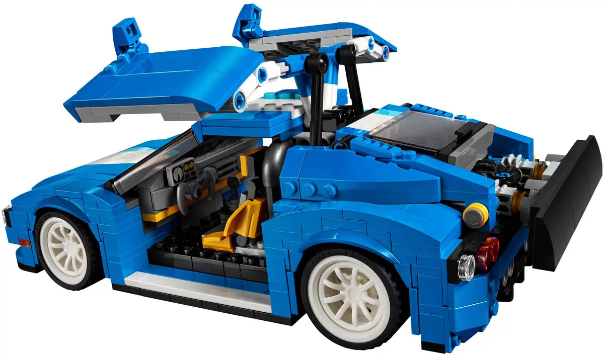 LEGO Creator 31070 Turbo Track Racer set, image 4