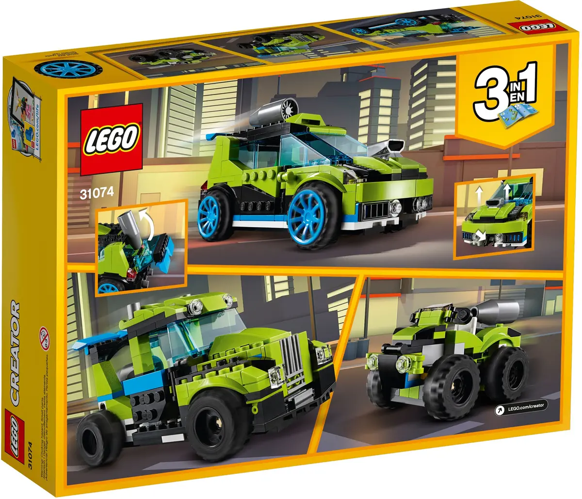 LEGO Creator 31074 Rocket Rally Car set, image 3