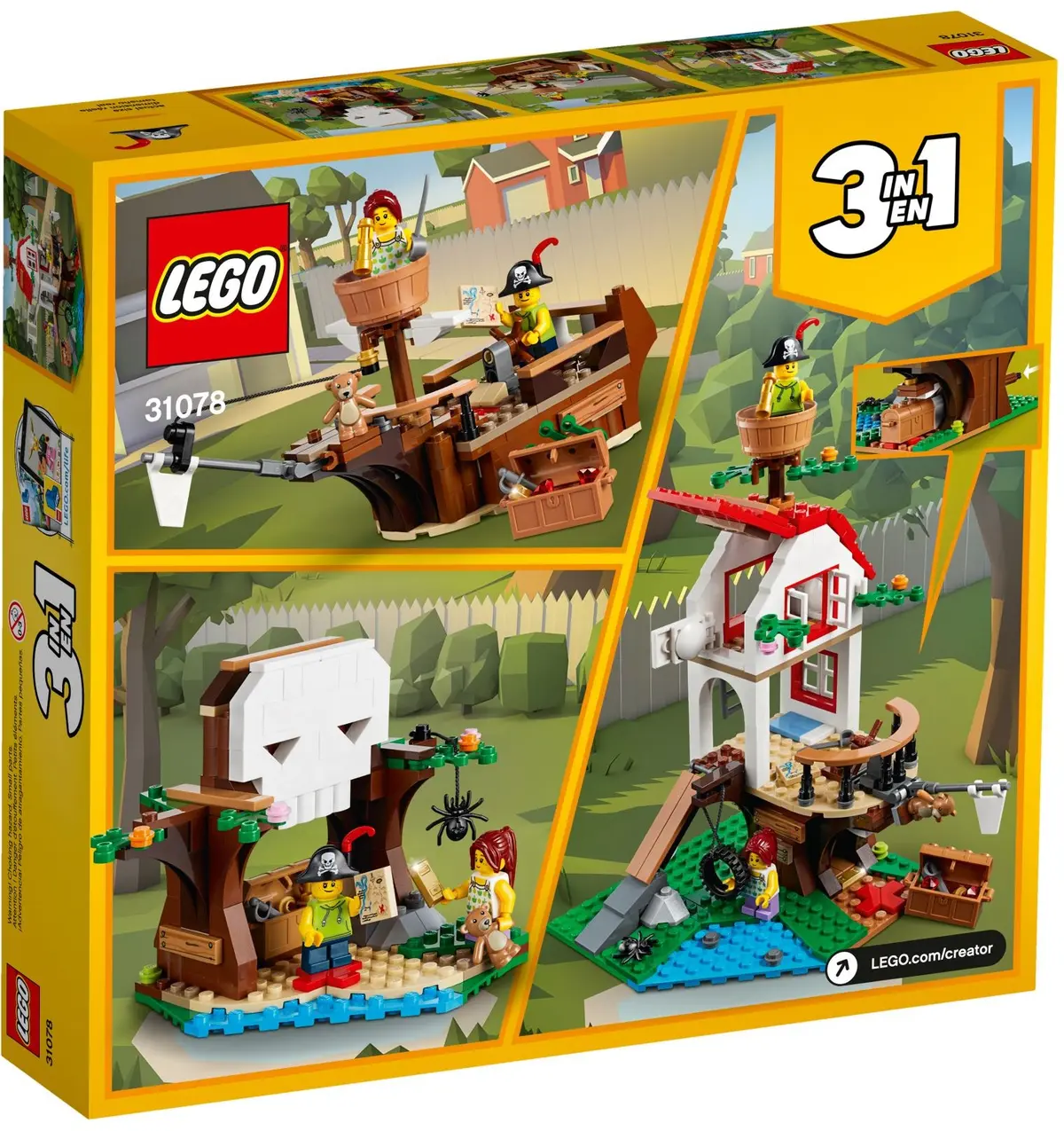 LEGO Creator 31078 Treehouse Treasures set, image 5