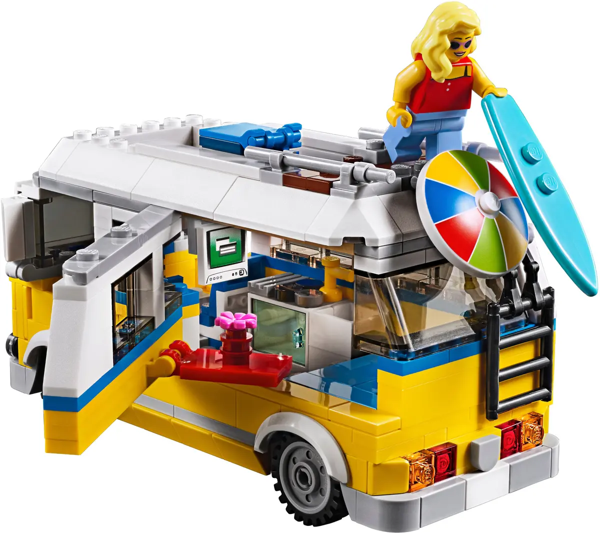 LEGO Creator 31079 Sunshine Surfer Van set, image 6