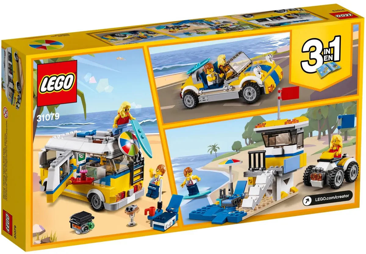 LEGO Creator 31079 Sunshine Surfer Van set, image 4