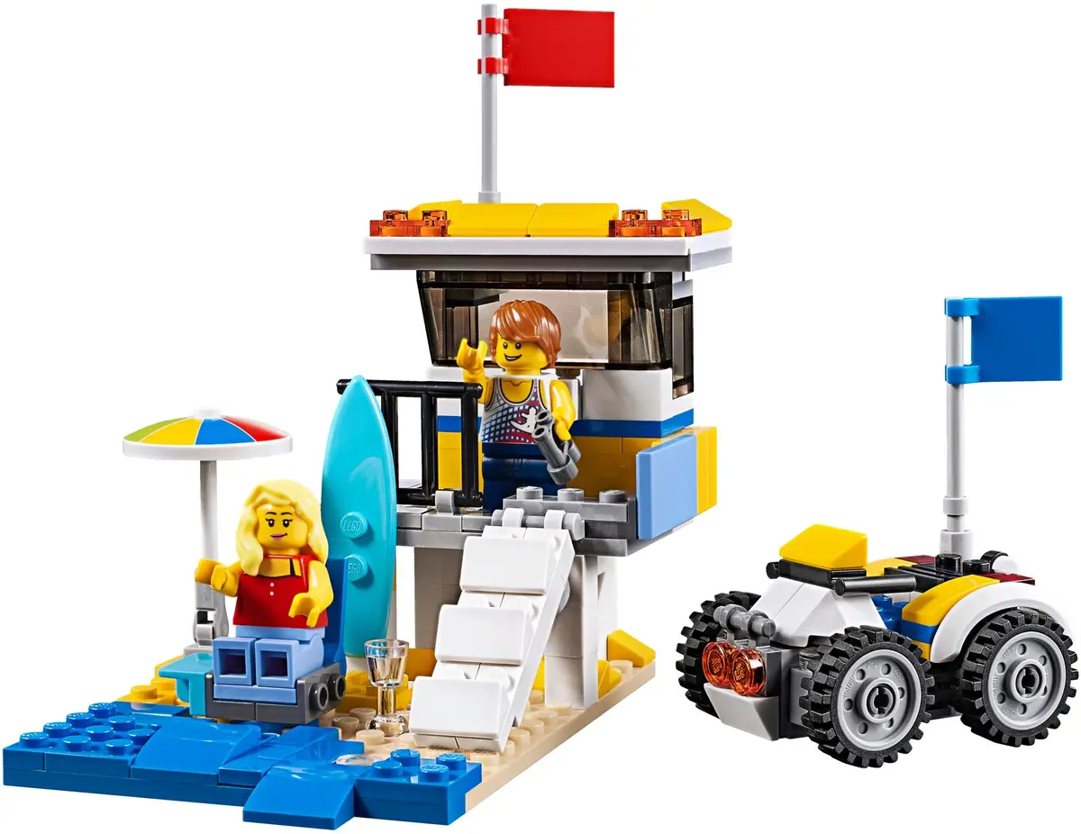 LEGO Creator 31079 Sunshine Surfer Van set, image 7