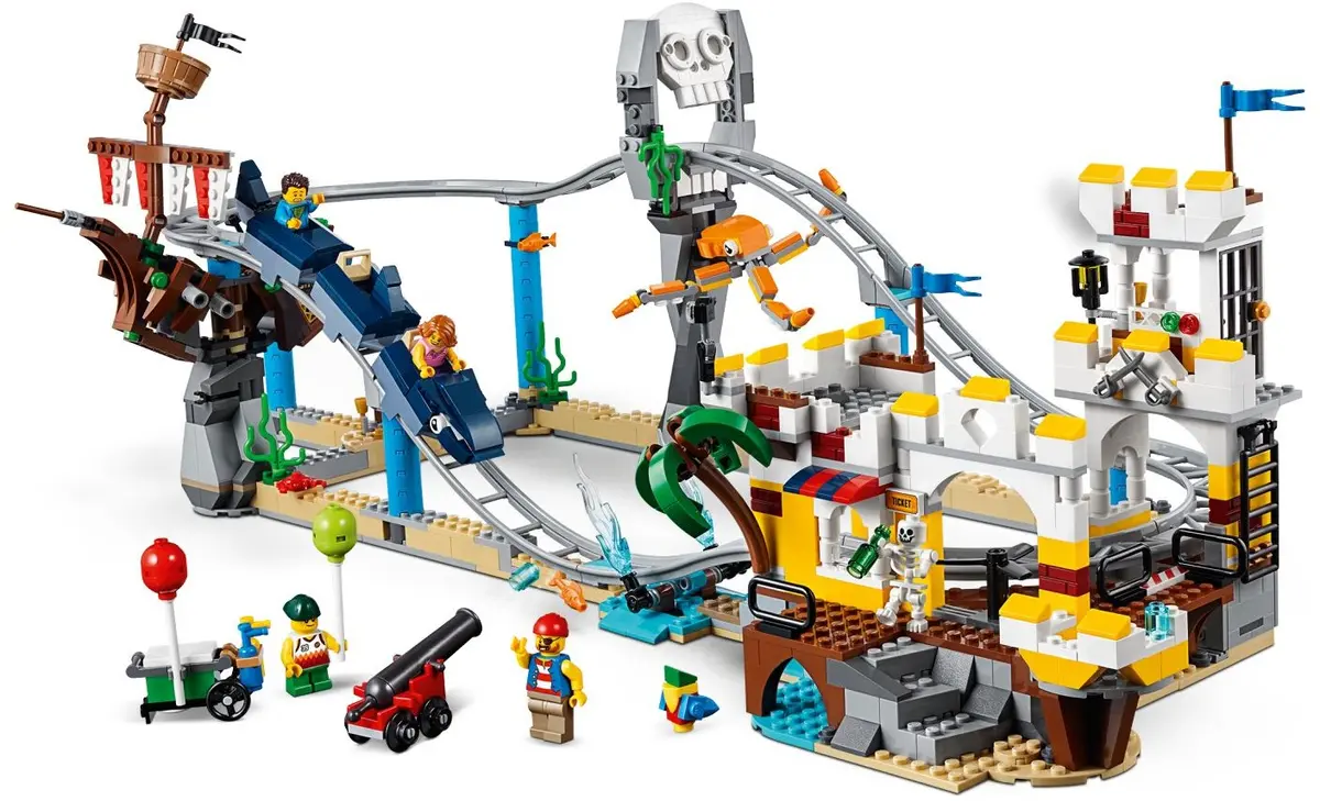 LEGO Creator 31084 Pirate Roller Coaster set, image 3