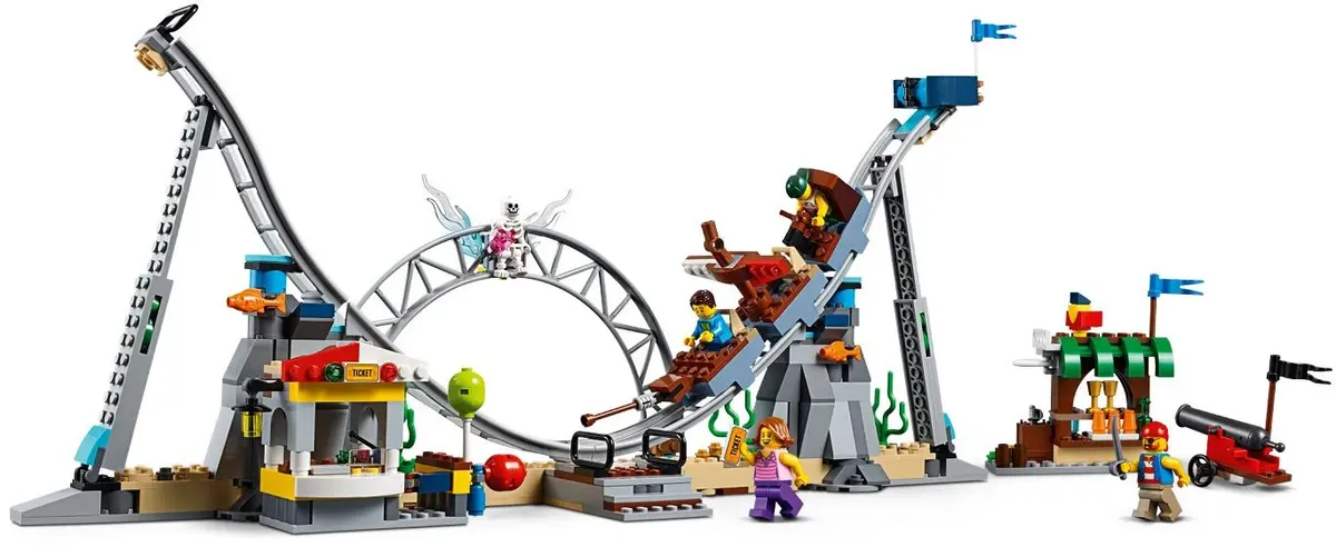 LEGO Creator 31084 Pirate Roller Coaster set, image 4