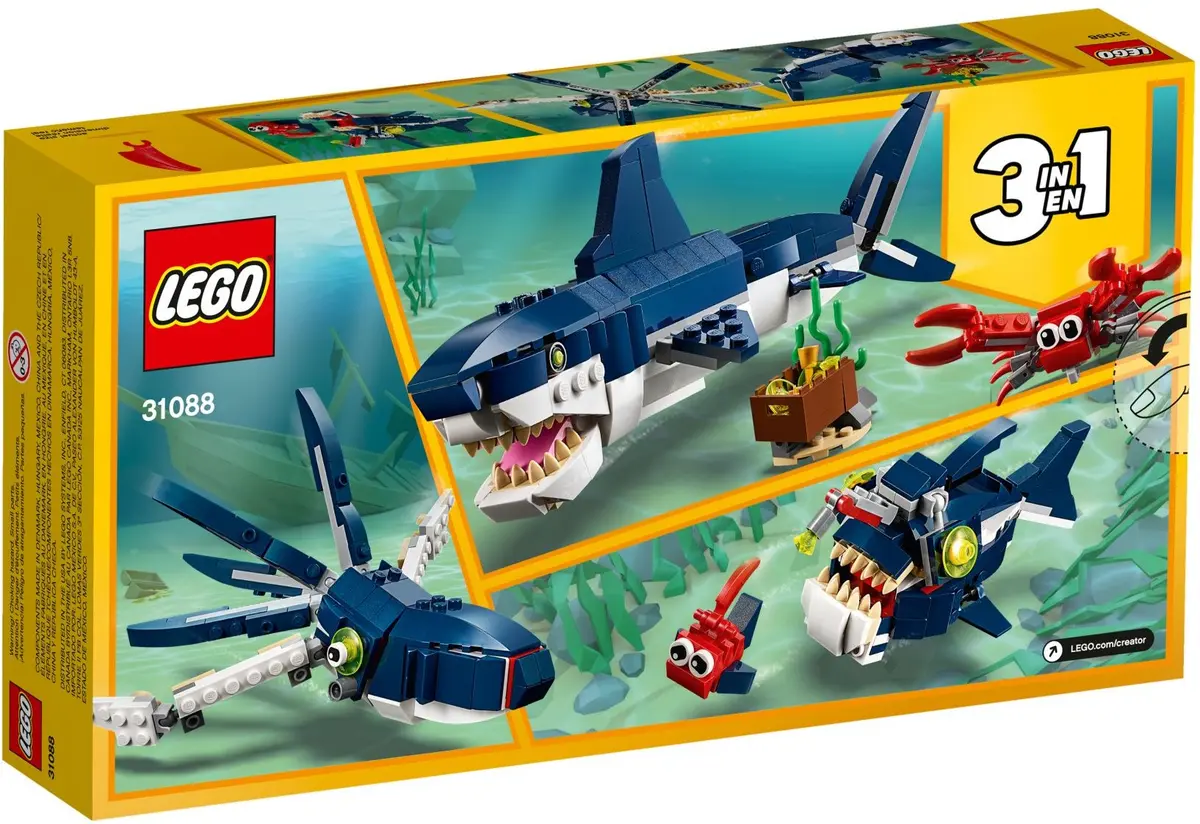 LEGO Creator 31088 Deep Sea Creatures set, image 6