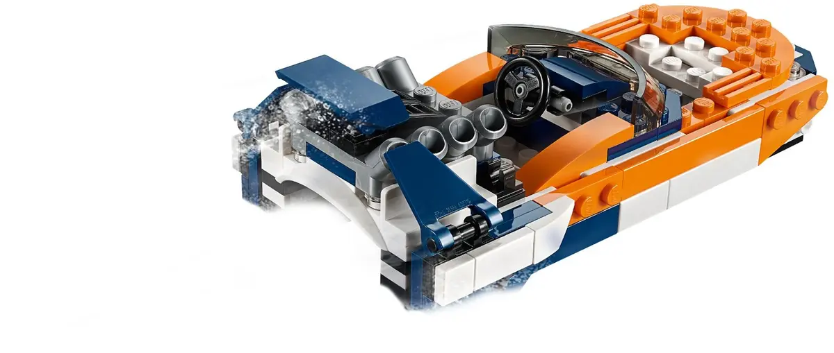 LEGO Creator 31089 Sunset Track Racer set, image 5