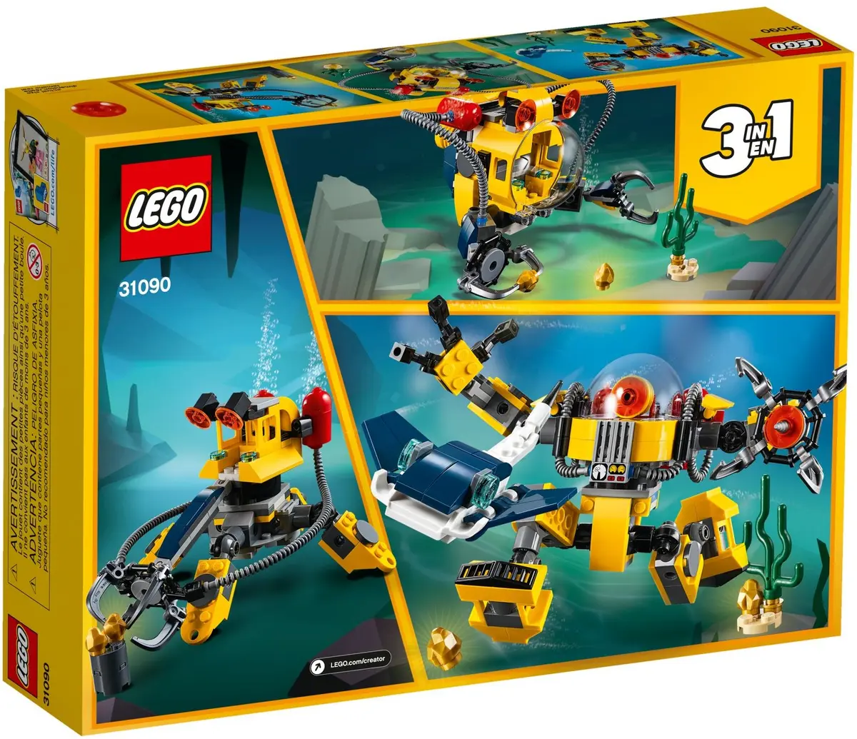 LEGO Creator 31090 Underwater Robot set, image 6