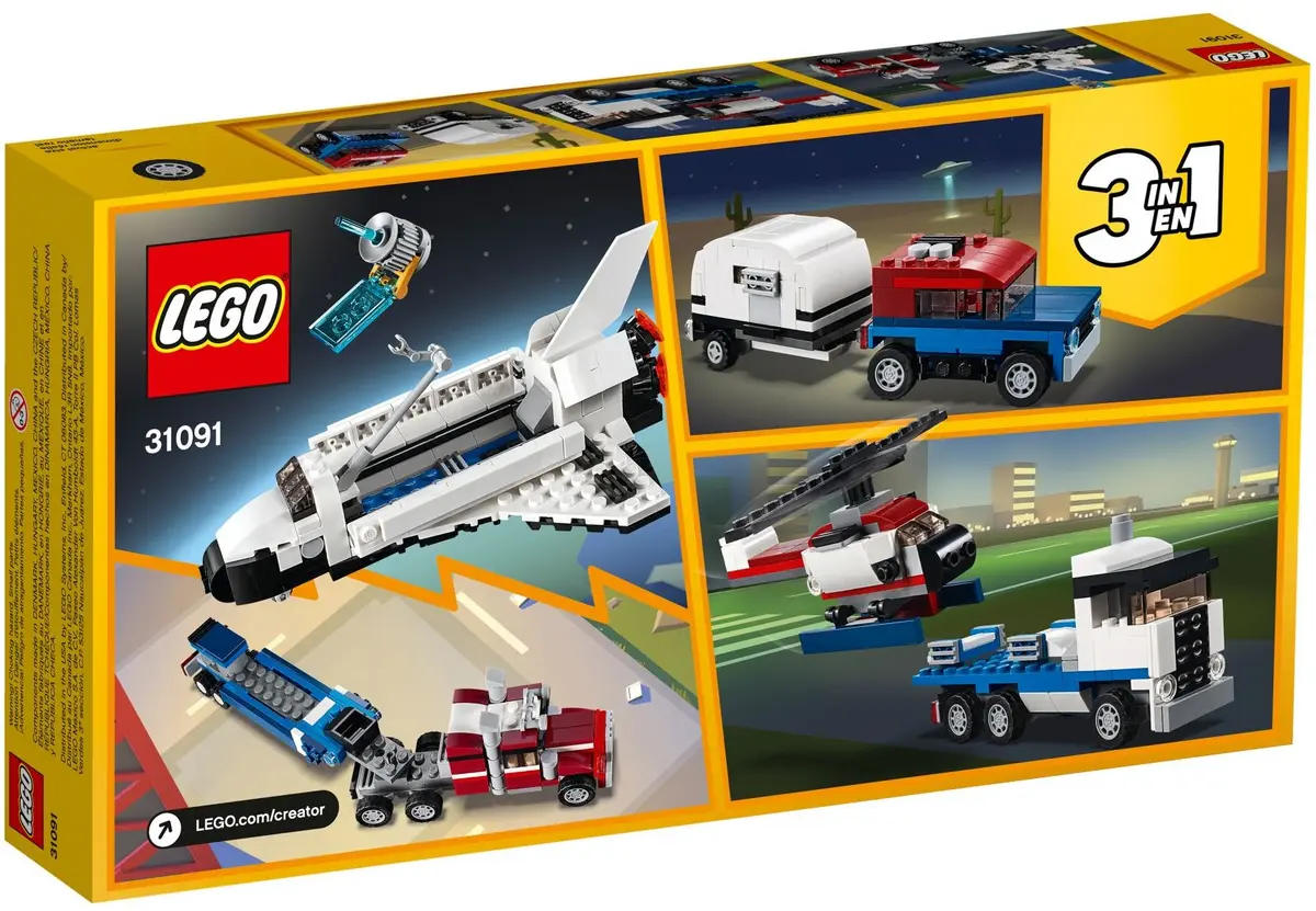 LEGO Creator 31091 Shuttle Transporter set, image 8