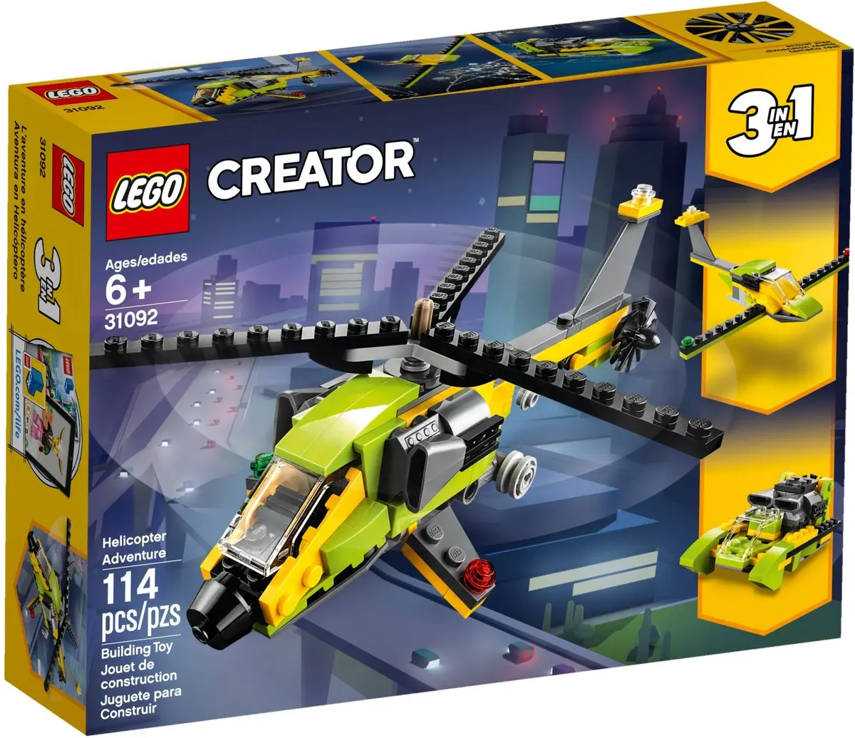 LEGO Creator 31092 Helicopter Adventure set, image 2