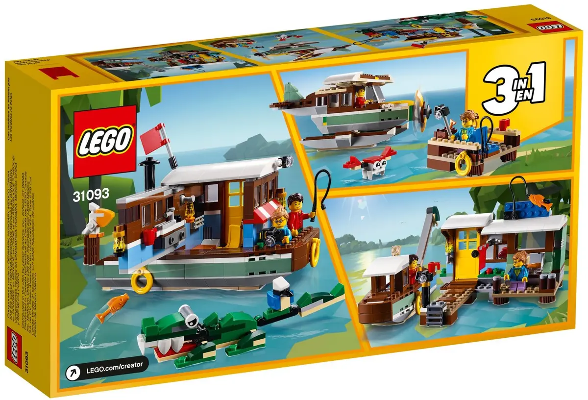 LEGO Creator 31093 Riverside Houseboat set, image 5