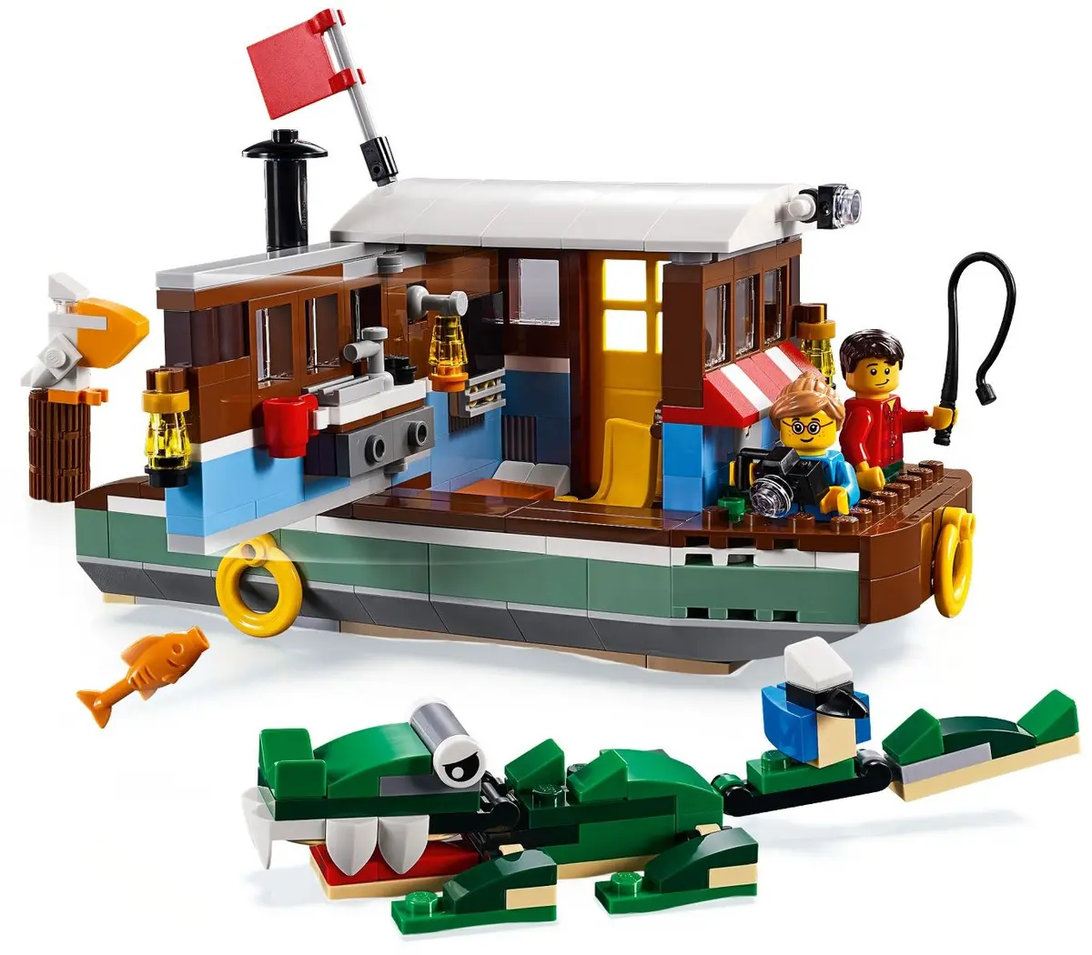 LEGO Creator 31093 Riverside Houseboat set, image 4