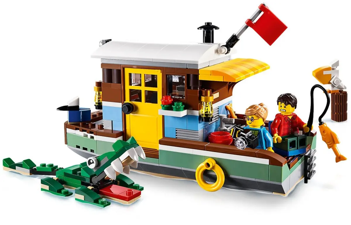 LEGO Creator 31093 Riverside Houseboat set, image 3