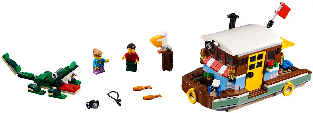 LEGO Creator 31093 Riverside Houseboat set