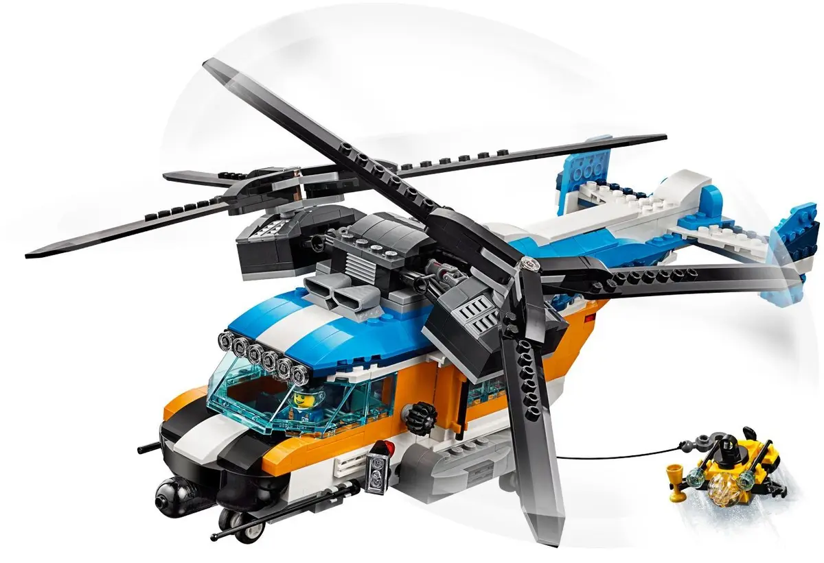 LEGO Creator 31096 Twin-Rotor Helicopter set, image 3