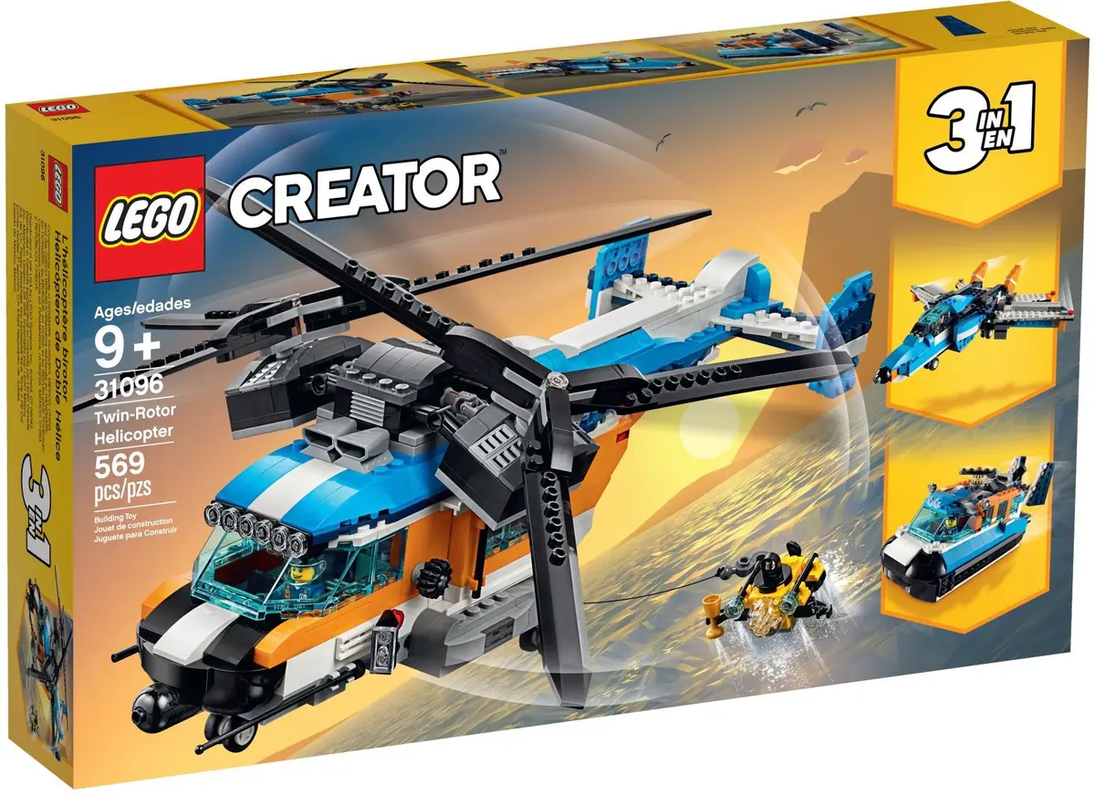 LEGO Creator 31096 Twin-Rotor Helicopter set, image 2
