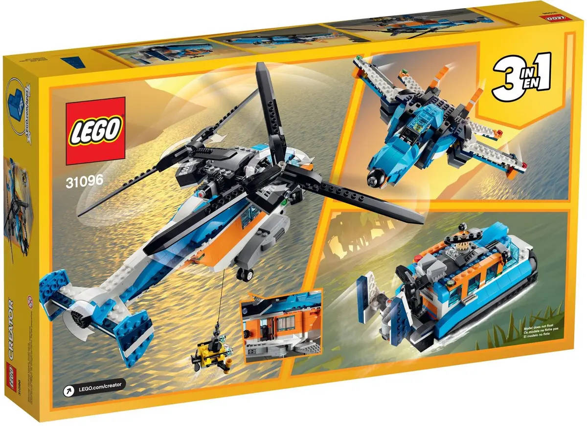 LEGO Creator 31096 Twin-Rotor Helicopter set, image 5
