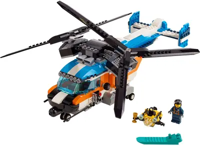 LEGO Creator 31096 Twin-Rotor Helicopter set