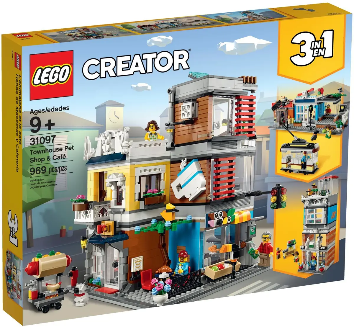 LEGO Creator 31097 Townhouse Pet Shop & Café set, image 2