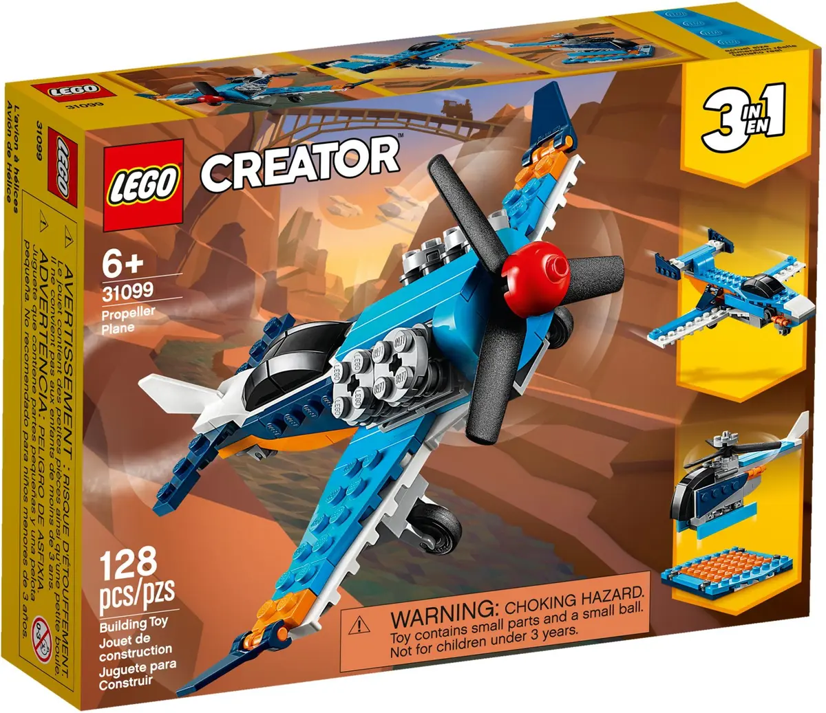 LEGO Creator 31099 Propeller Plane set, image 2