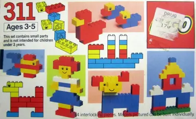 LEGO Basic 311 Basic Building Set, 3+ set