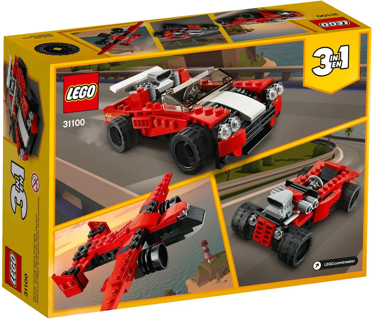 LEGO Creator 31100 Sports Car set, image 5