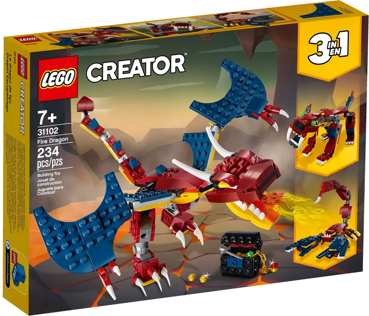 LEGO Creator 31102 Fire Dragon set, image 2